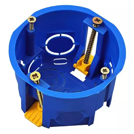 Коробка установочная 68х45мм для твердых стен IP20 TOKOV ELECTRIC TKE-KU-68-45-C08, изображение 2