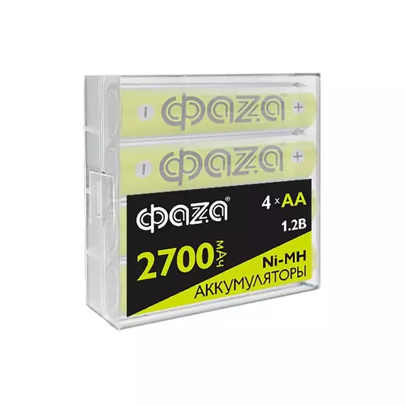 Аккумулятор AA/HR6 Ni-MH 1.2В 2700мА.ч Box-4 (уп.4шт) ФАZА 5059726