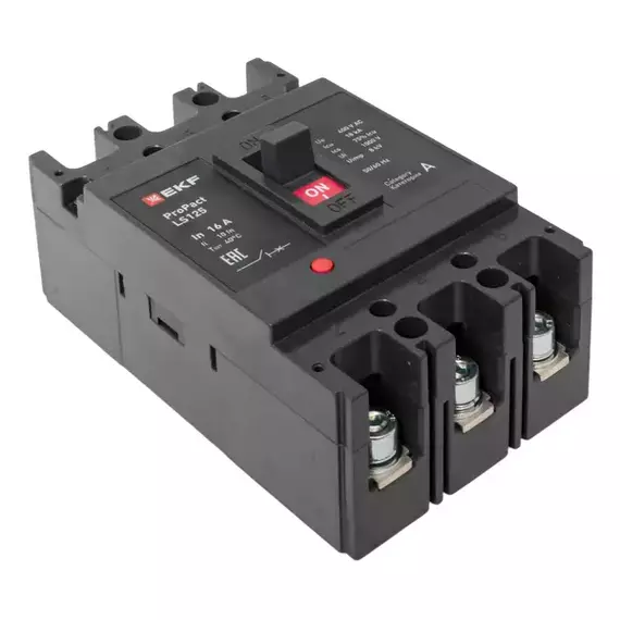 Выключатель автоматический 3п 16А 18кА LS125 ProPact EKF mccb-125-18-3-16-ls, изображение 11