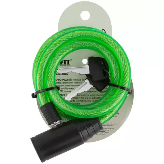 Замок тросовый 10х950мм FIT 67100, изображение 4