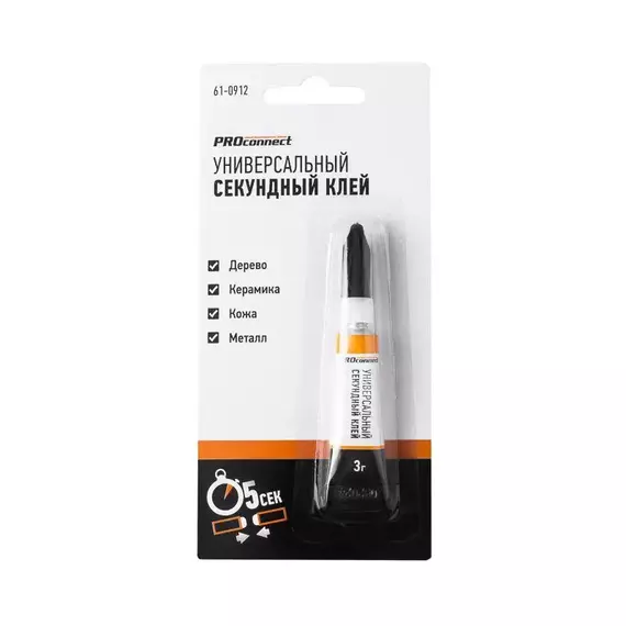 Клей универсальный секундный (3гр) PROCONNECT 61-0912, изображение 7