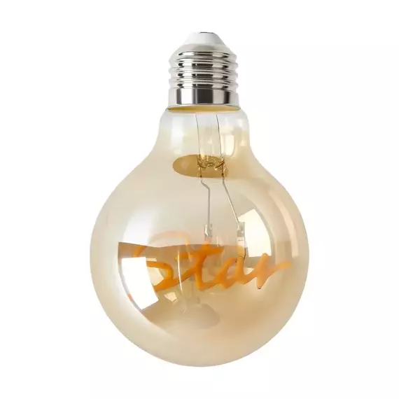 Лампа светодиодная филаментная Loft 271 G80 3Вт 2400К E27 Voltega 8583, изображение 2