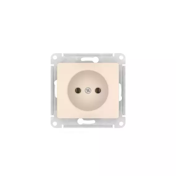 Розетка Glossa 16А без заземл. быстрозажим. клем. механизм беж. SE GSL000241S, изображение 5